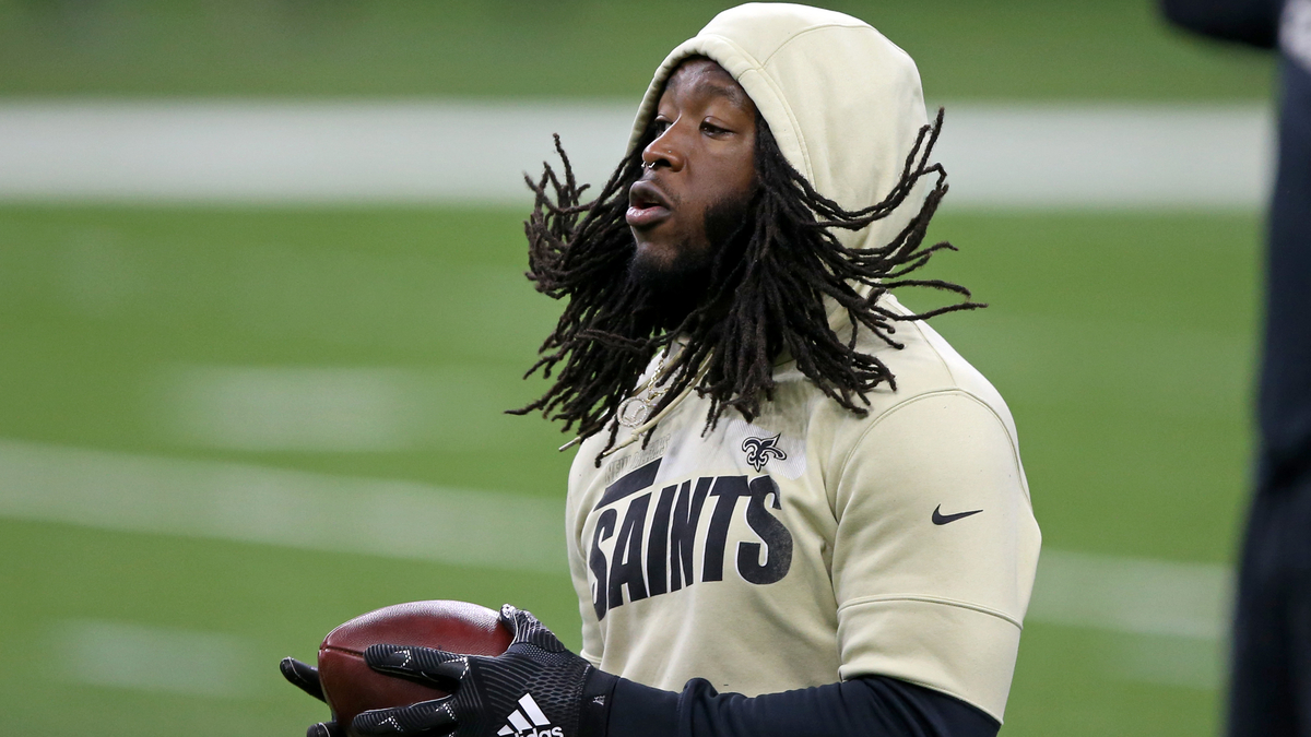 New Orleans Saints running back Alvin Kamara