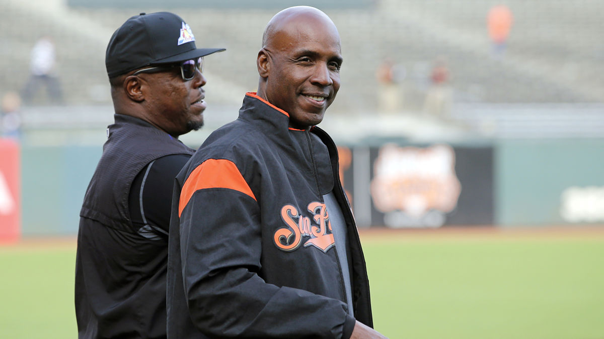 Former San Francisco Giants left fielder Barry Bonds