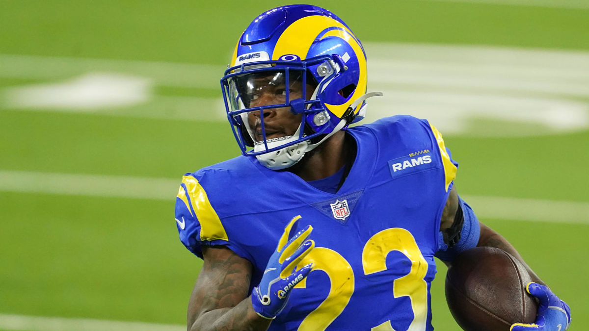 Los Angeles Rams running back Cam Akers