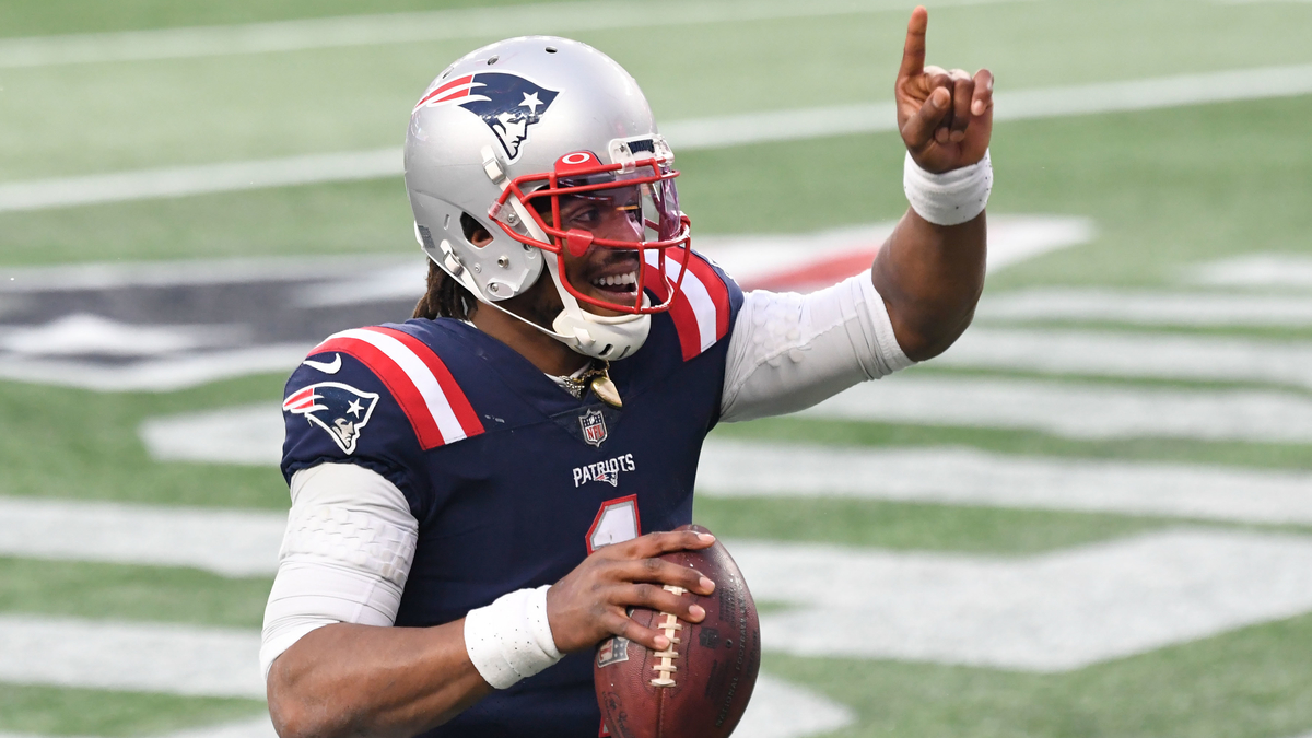 New England Patriots quarterback Cam Newton