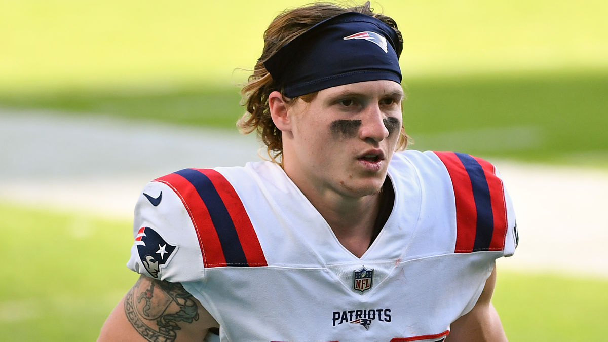 New England Patriots receiver Gunner Olszewski