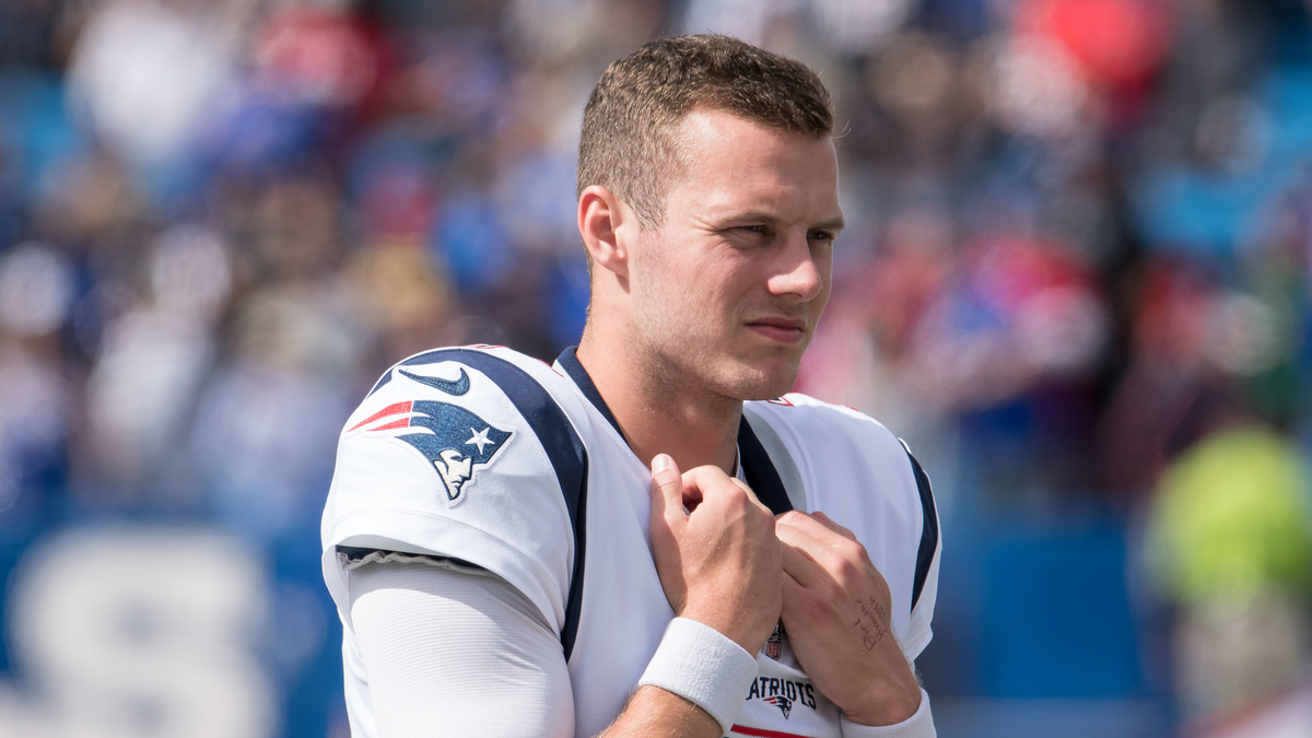 New England Patriots punter Jake Bailey