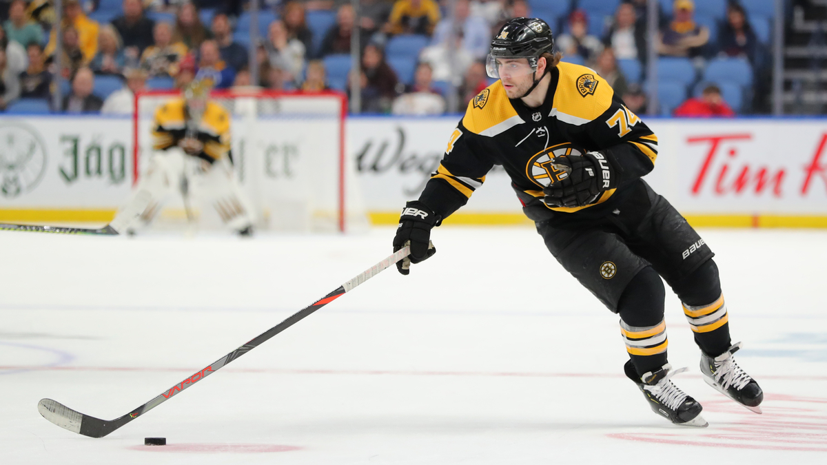 Boston Bruins left wing Jake DeBrusk