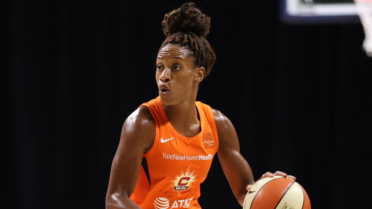 Connecticut Sun captain Jasmine Thomas