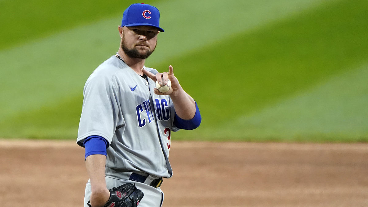 hicago Cubs starting pitcher Jon Lester