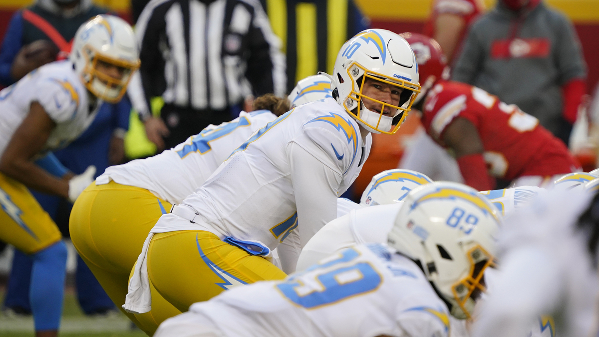 Los Angeles Chargers quarterback Justin Herbert