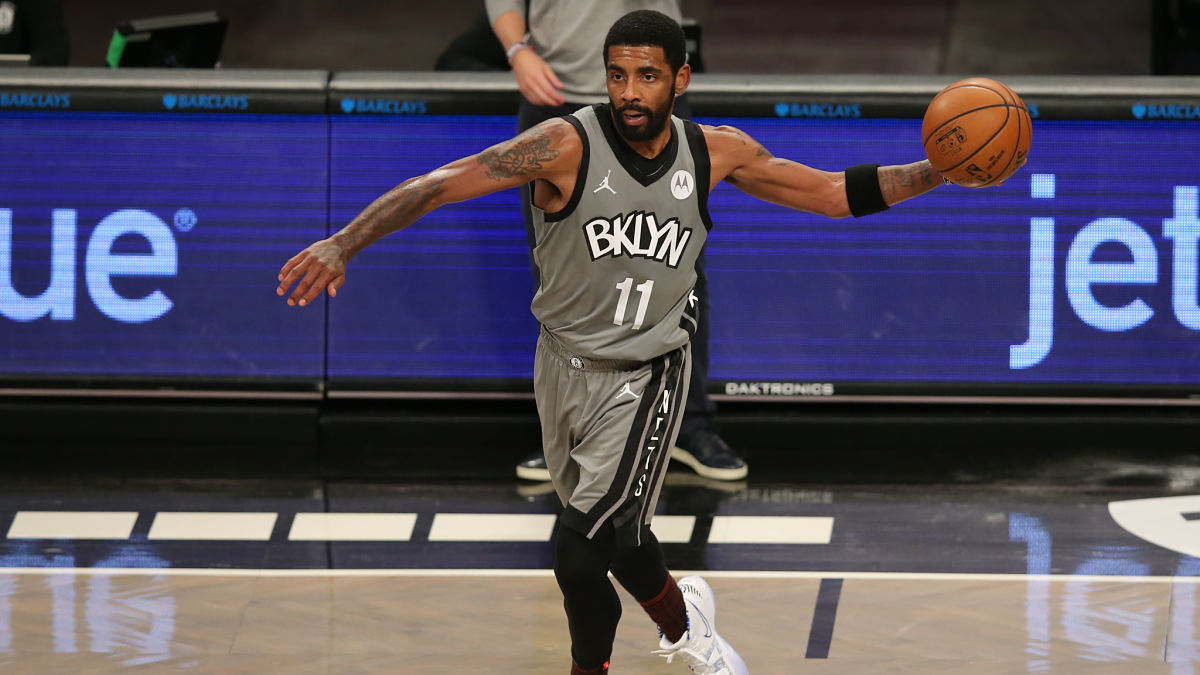 Brooklyn Nets point guard Kyrie Irving
