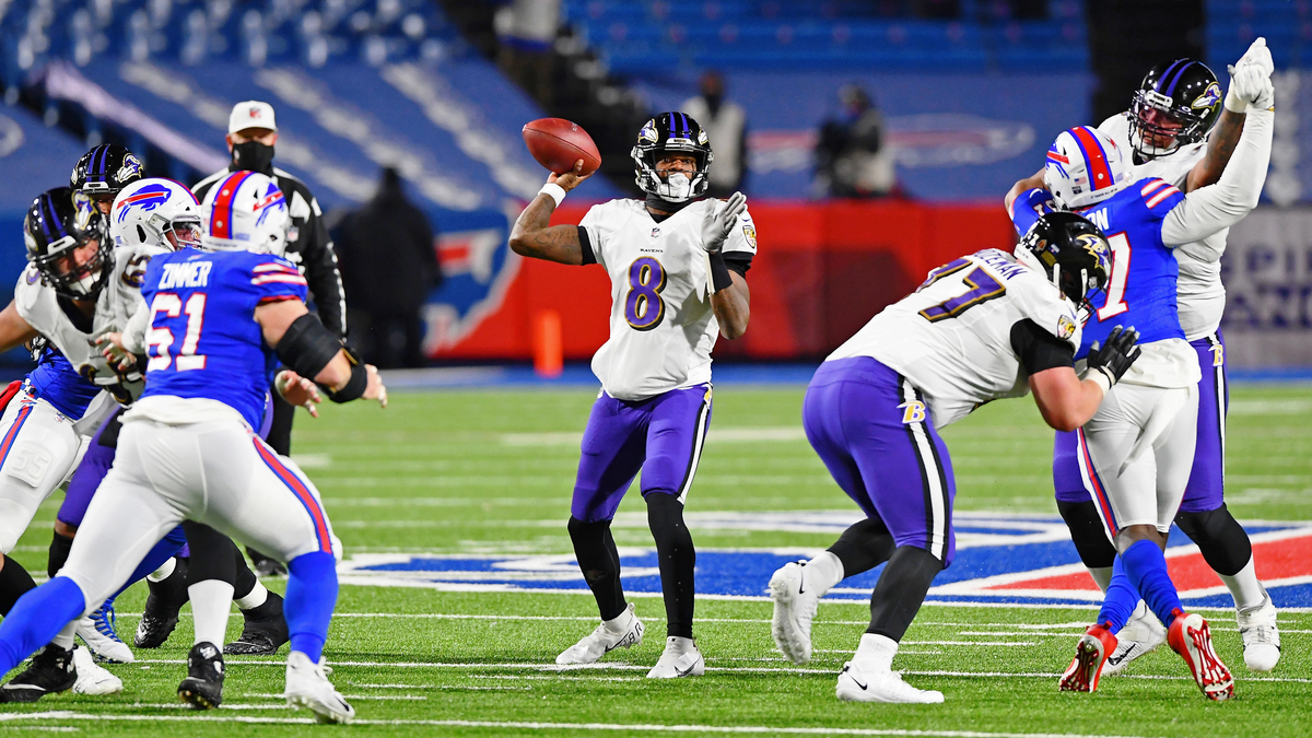 Baltimore Ravens quarterback Lamar Jackson