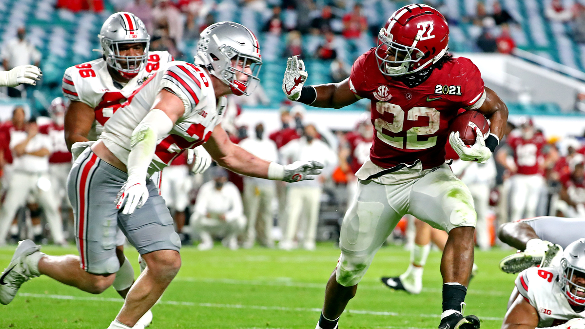Alabama Crimson Tide running back Najee Harris