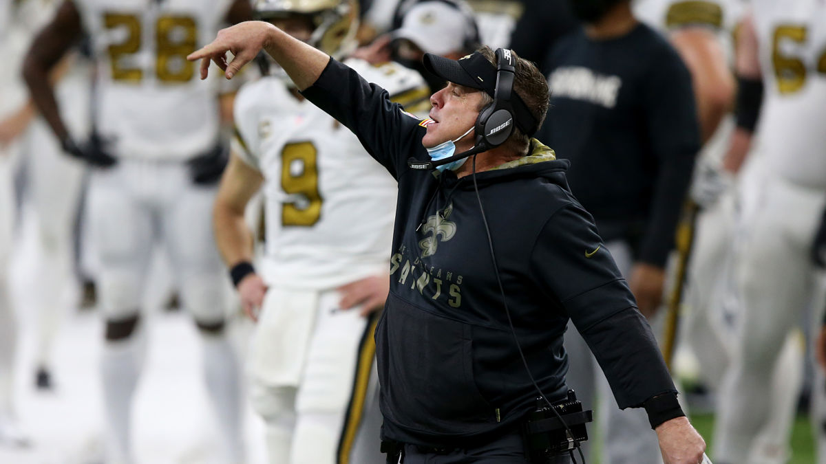 New Orleans Saints head coach Sean Payton