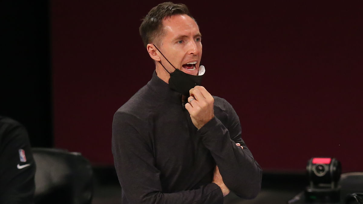 Brooklyn Nets head coach Steve Nash