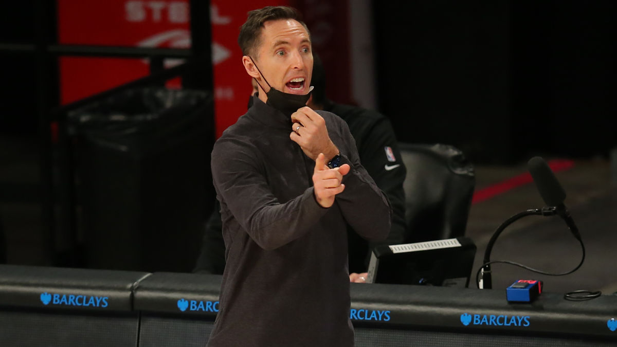 Brooklyn Nets head coach Steve Nash