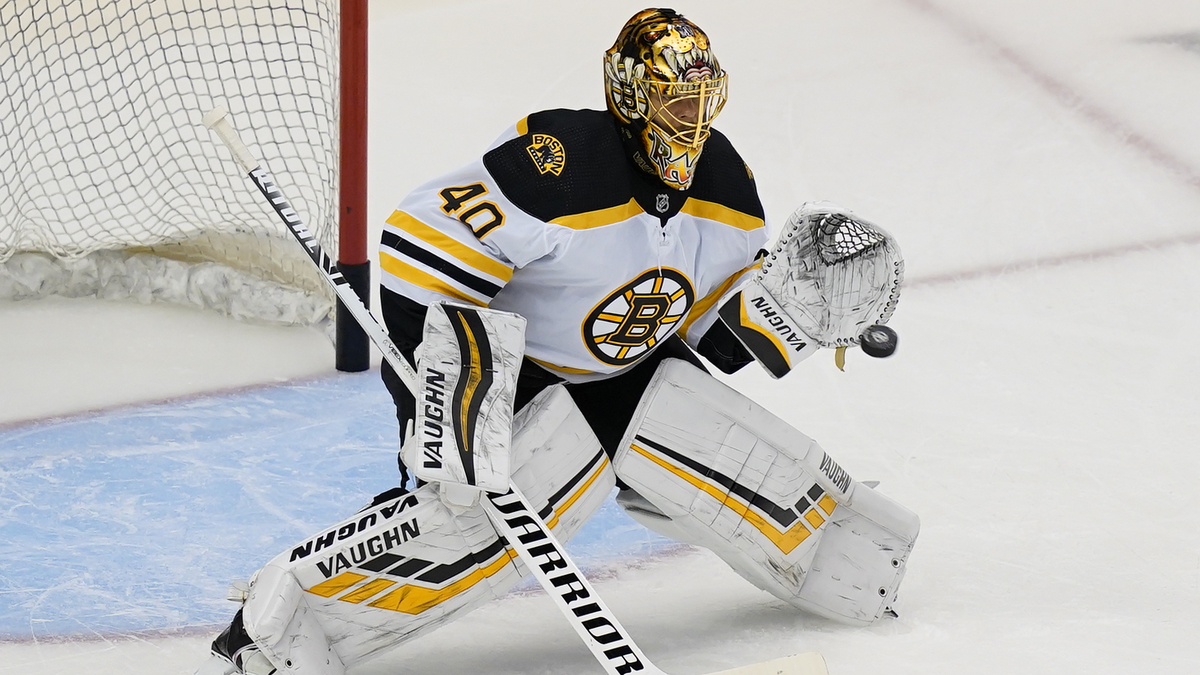 Boston Bruins goalie Tuukka Rask