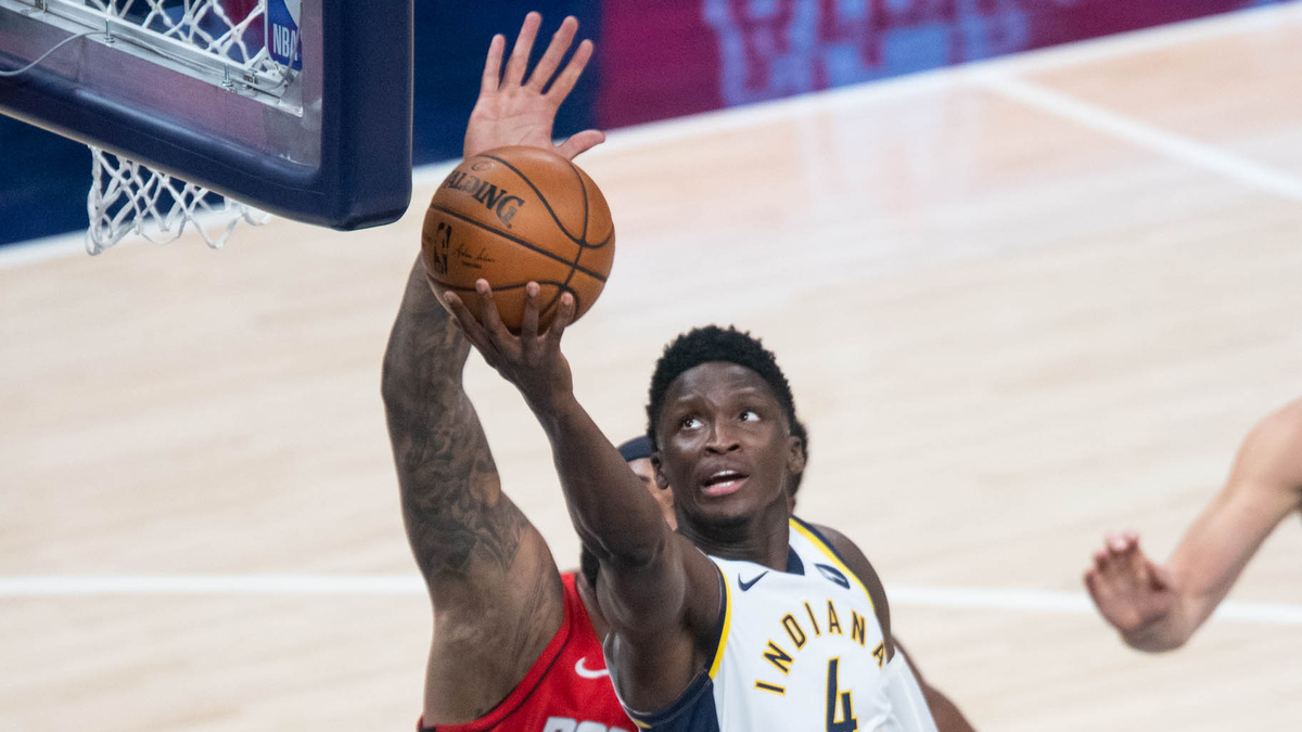 Houston Rockets guard Victor Oladipo