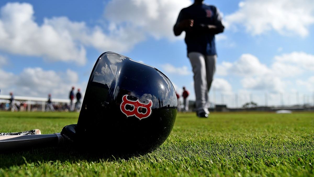 Boston Red Sox helmet
