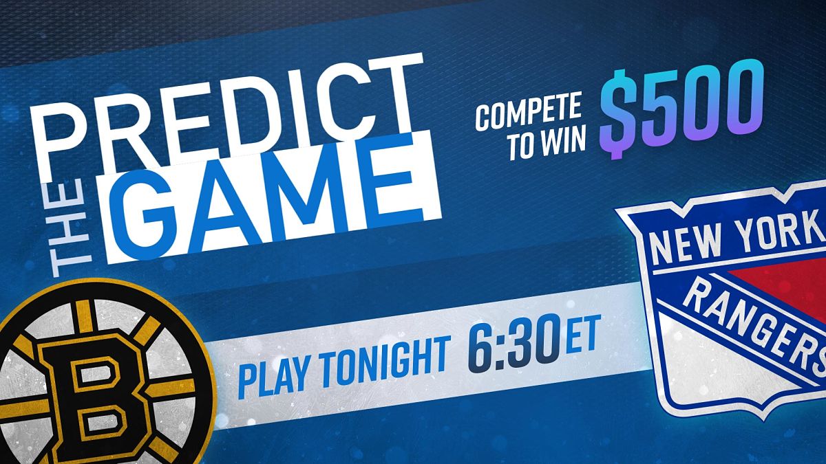 Bruins-Rangers Predict the Game