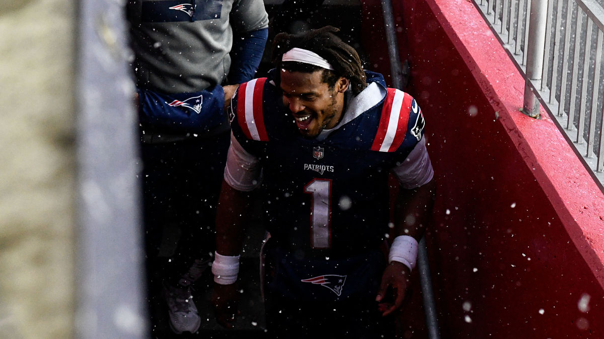New England Patriots quarterback Cam Newton
