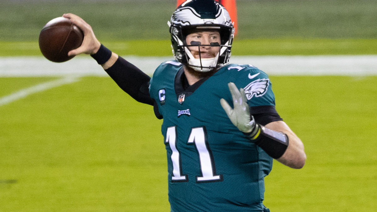 Colts quarterback Carson Wentz