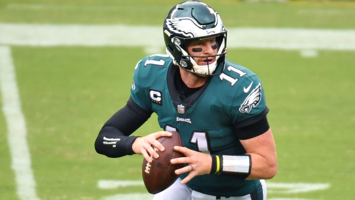 Indianapolis Colts quarterback Carson Wentz