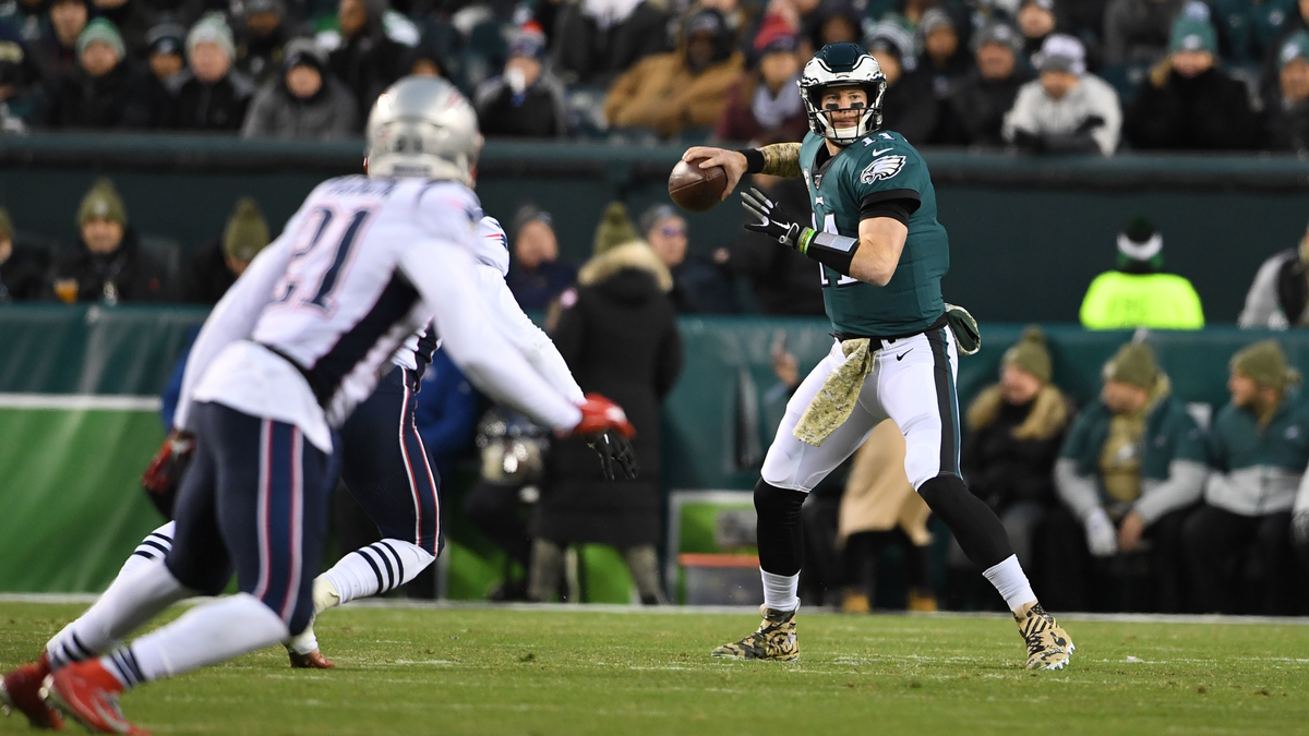 Philadelphia Eagles quarterback Carson Wentz