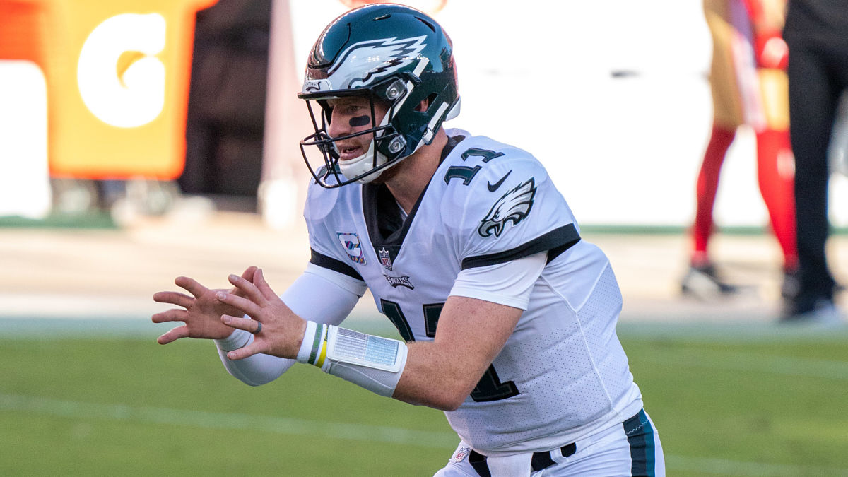 Philadelphia Eagles quarterback Carson Wentz