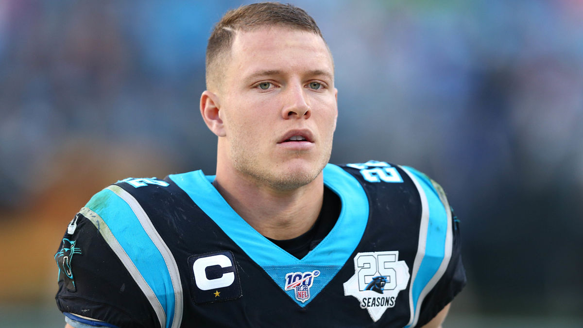 Carolina Panthers running back Christian McCaffrey