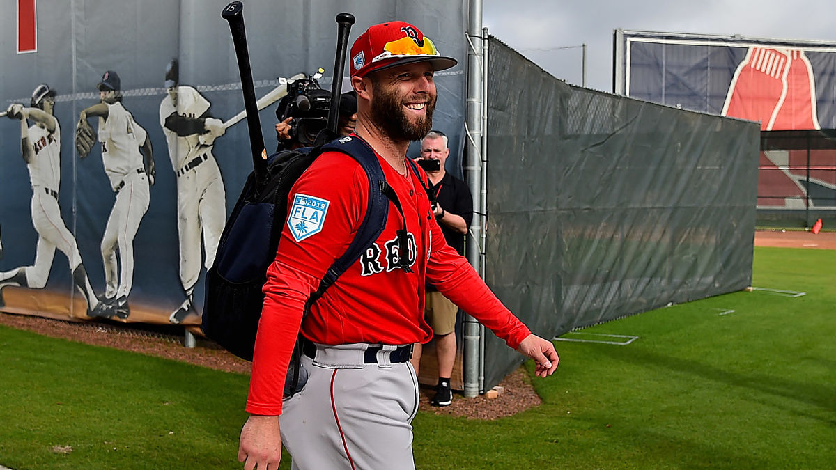 Former Boston Red Sox second baseman Dustin Pedroia