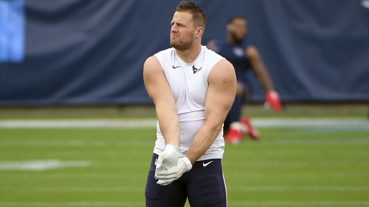 NFL defensive end J.J. Watt