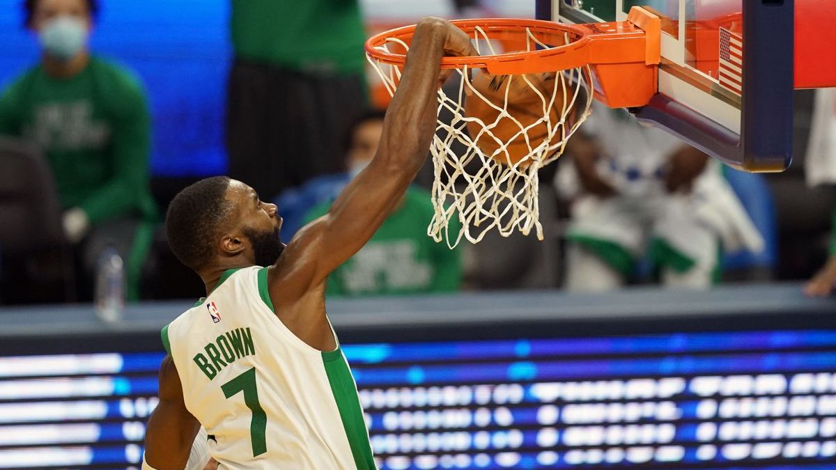 Boston Celtics guard Jaylen Brown