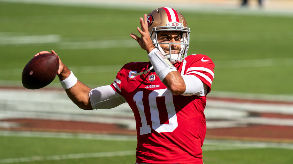 San Francisco 49ers quarterback Jimmy Garoppolo