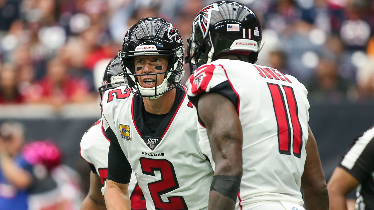 Atlanta Falcons quarterback Matt Ryan and wide receiver Julio Jones