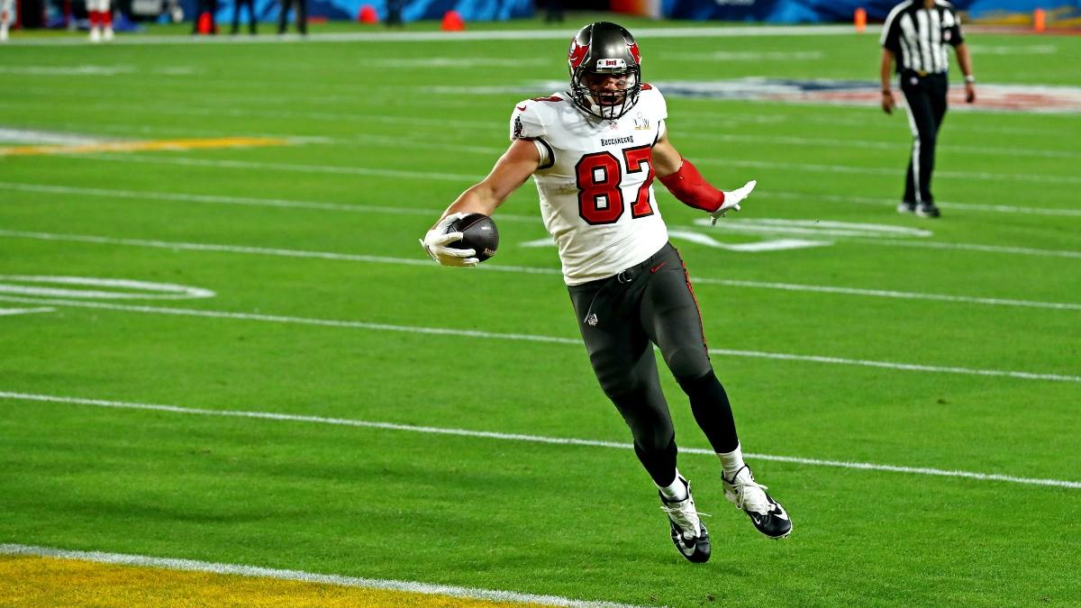 Tampa Bay Buccaneers tight end Rob Gronkowski