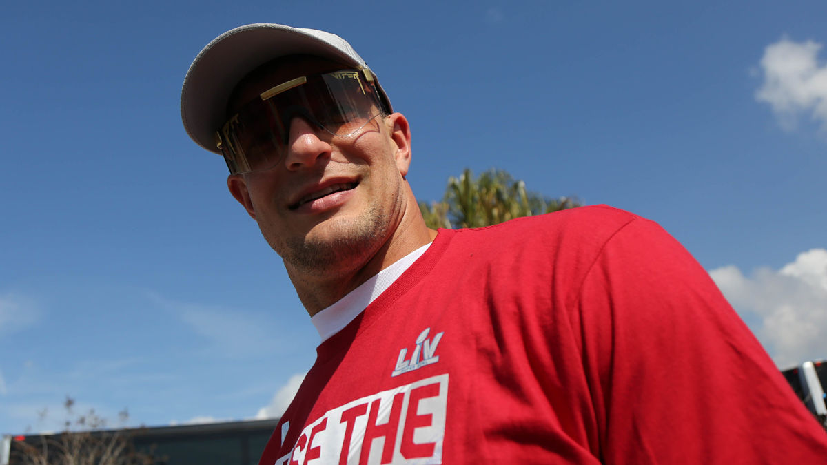 Tampa Bay Buccaneers tight end Rob Gronkowski