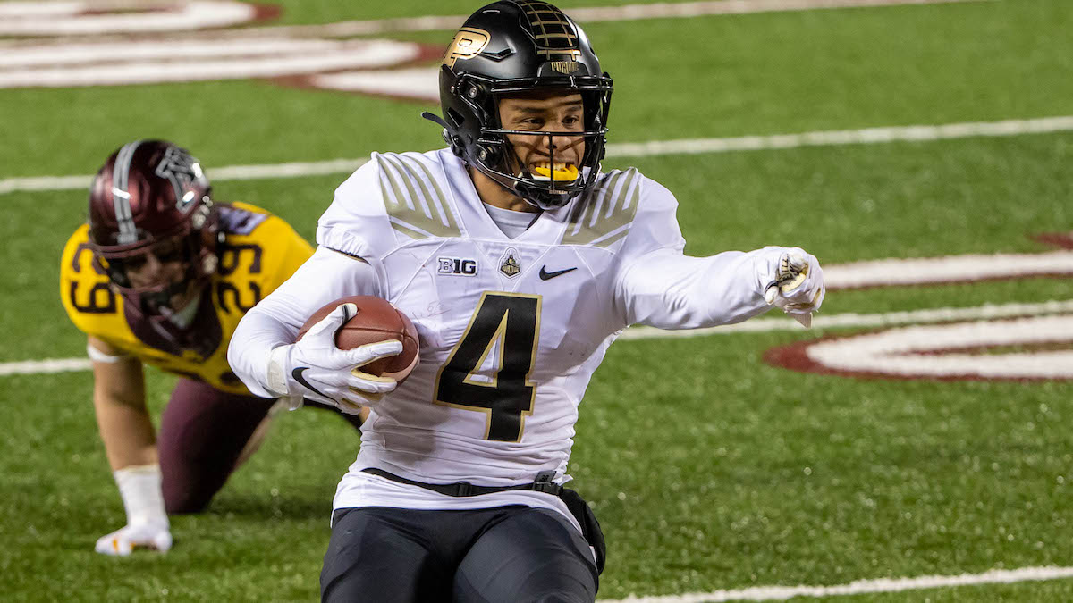 Purdue wide receiver Rondale Moore