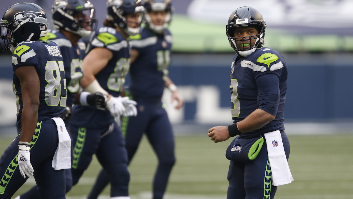 Seattle Seahawks quarterback Russell Wilson