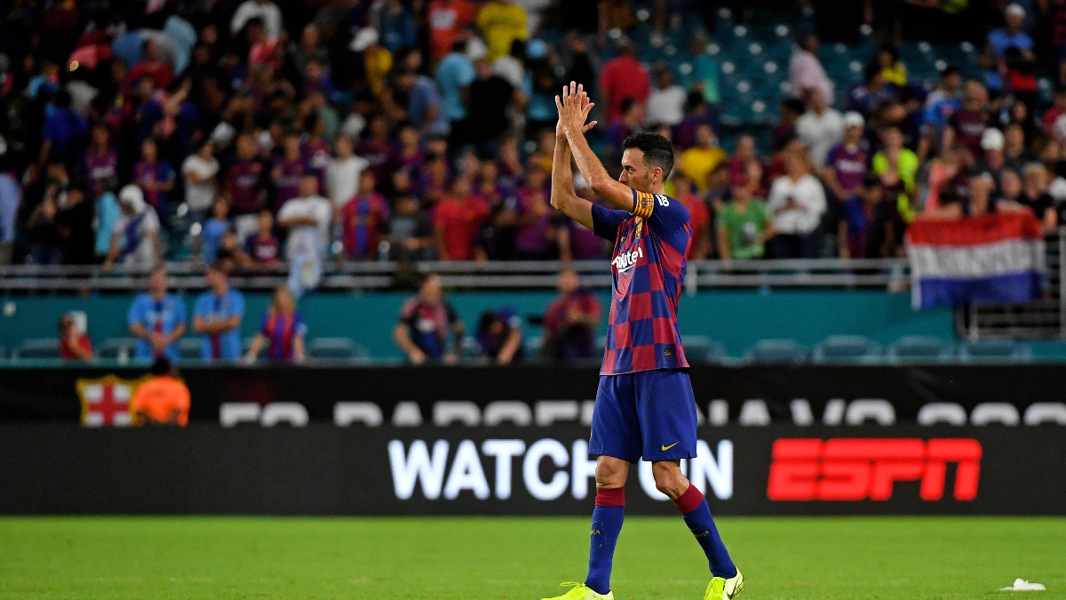 Barcelona midfielder Sergio Busquets