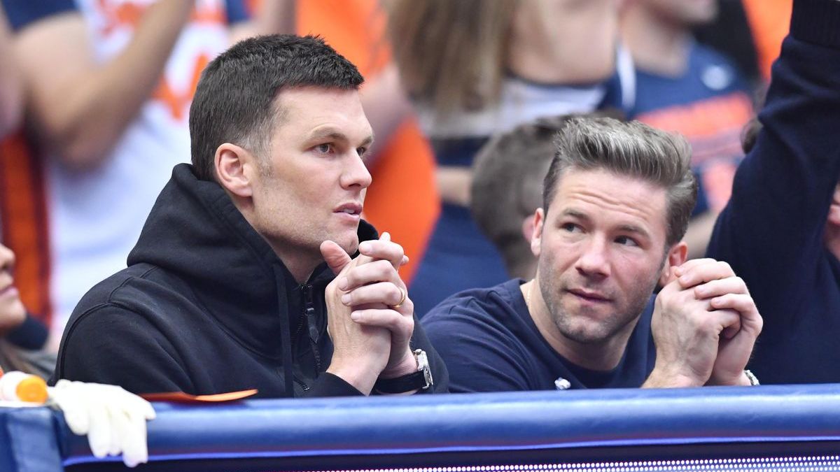 Retired Tampa Bay Buccaneers quarterback Tom Brady, Retired New England Patriots receiver Julian Edelman