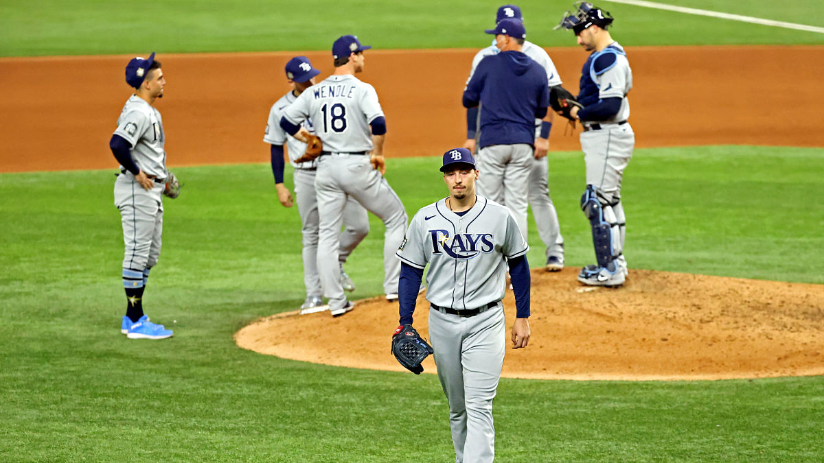 Tampa Bay Rays starting pitcher Blake Snell