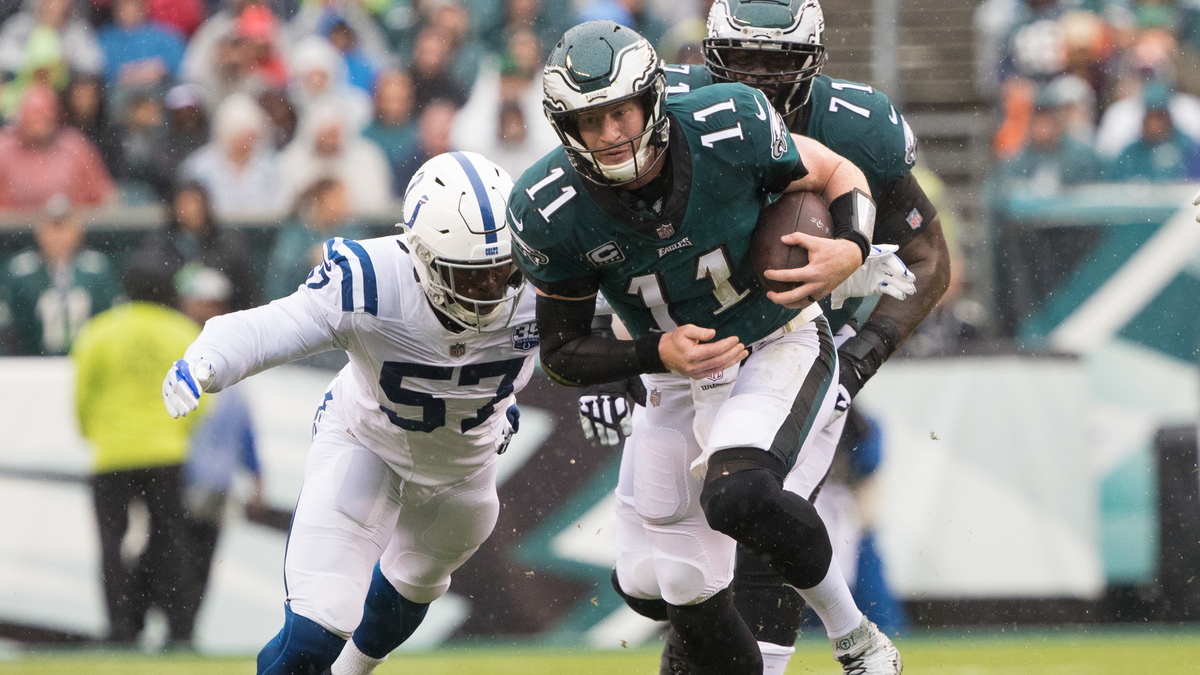 Philadelphia Eagles quarterback Carson Wentz