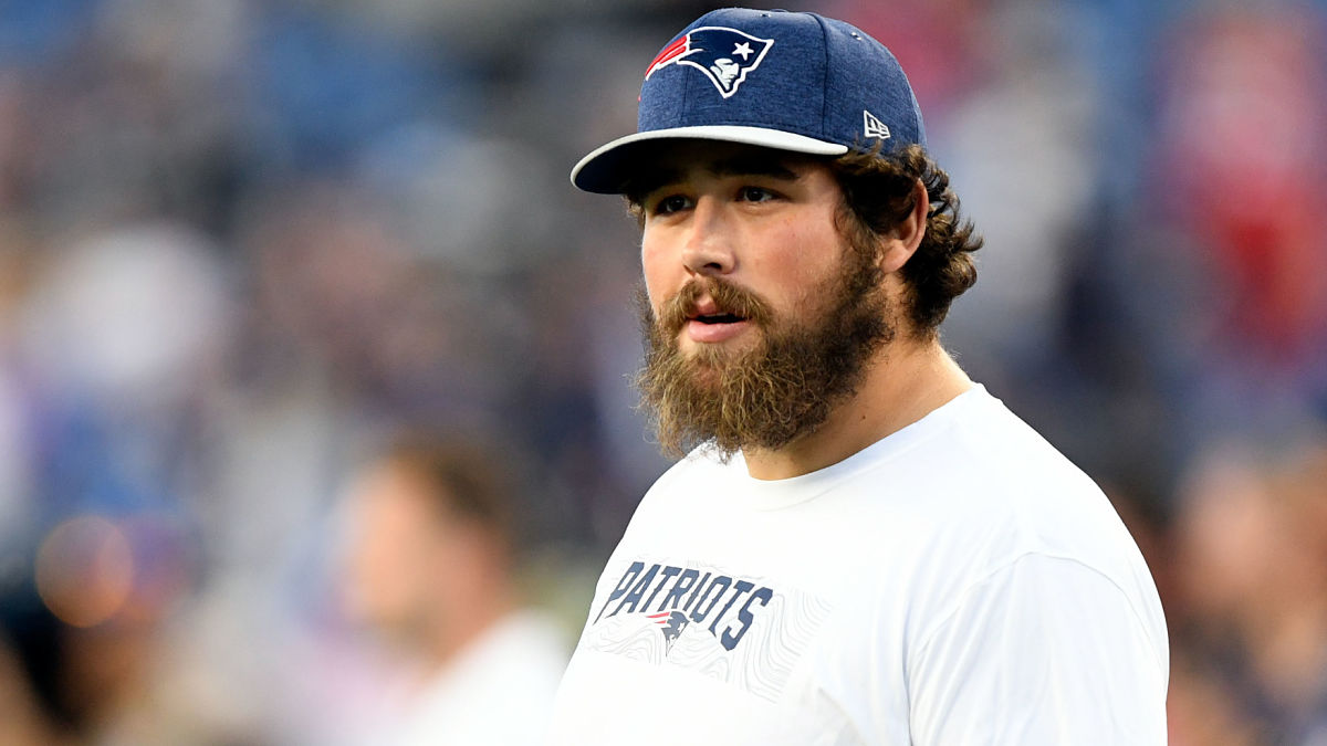 New England Patriots center David Andrews