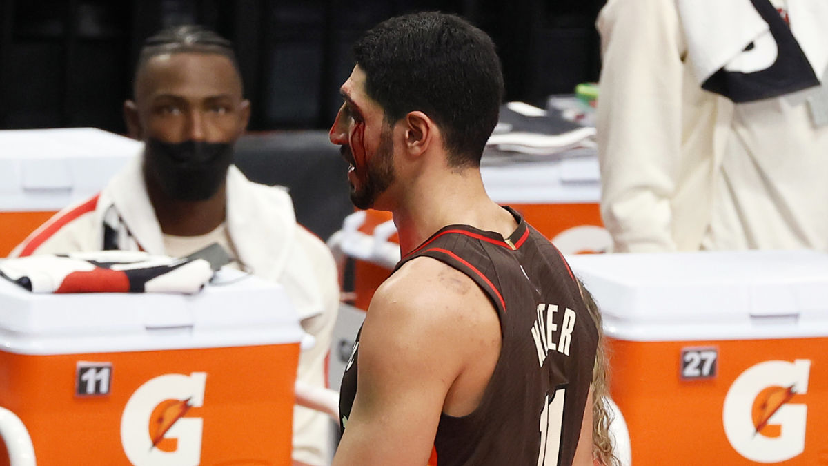 Portland Trail Blazers center Enes Kanter