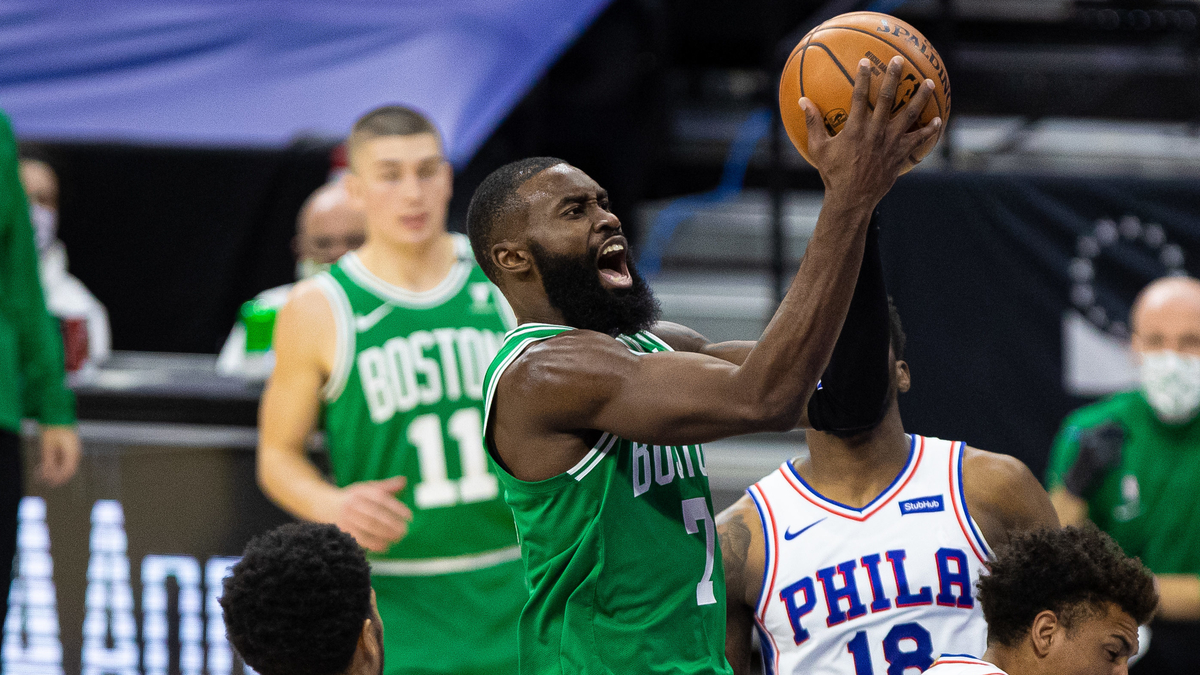 Boston Celtics guard Jaylen Brown