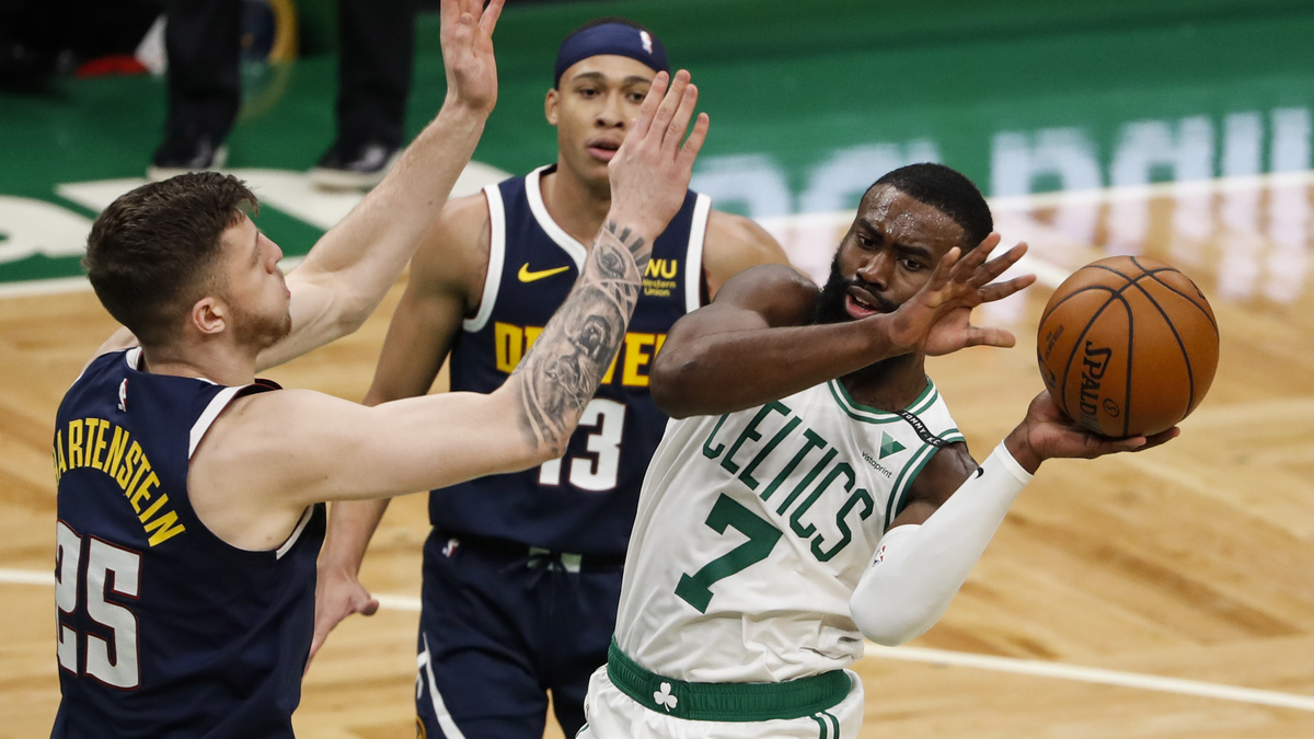 Boston Celtics guard Jaylen Brown