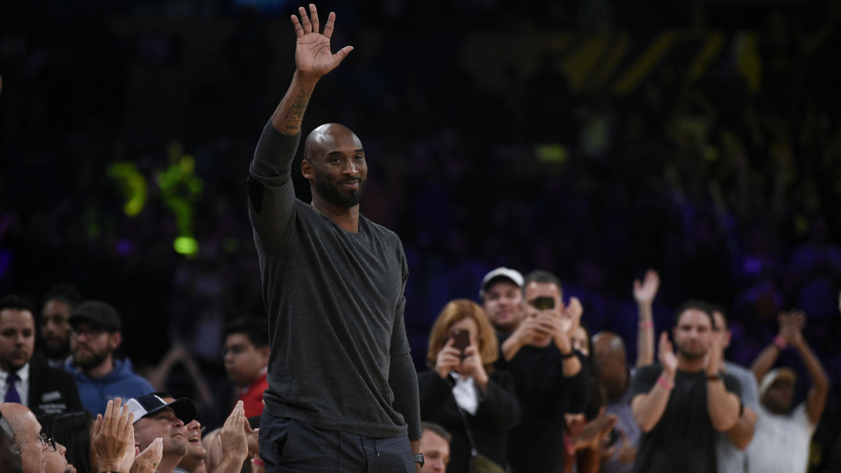 Former Lakers player Kobe Bryant