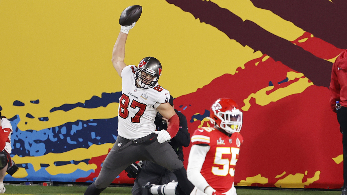 Tampa Bay Buccaneers tight end Rob Gronkowski