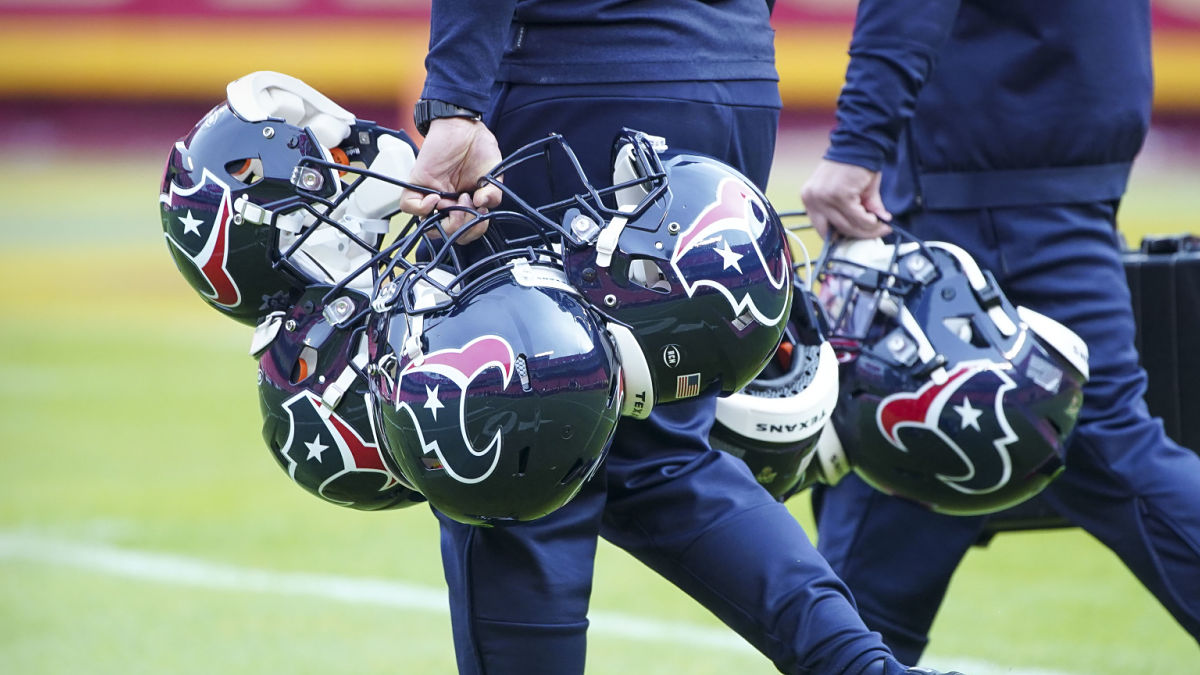 Houston Texans helmets