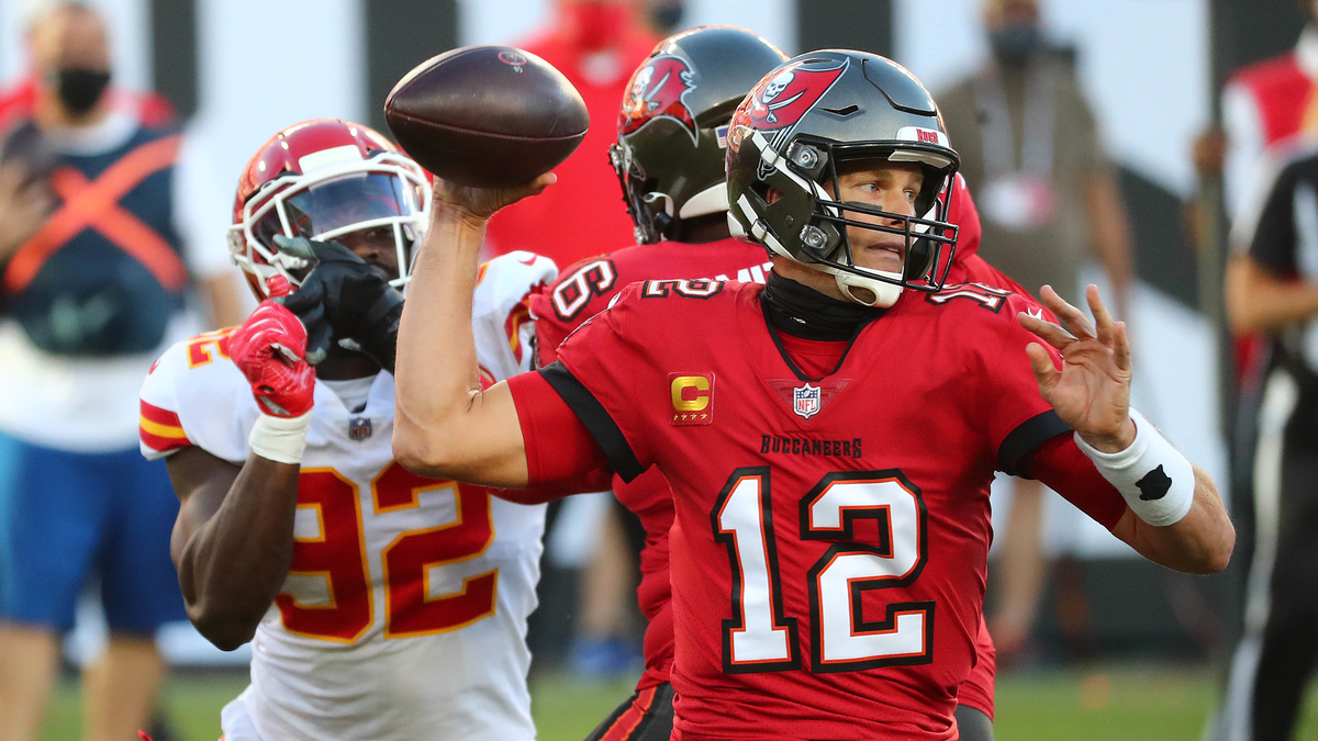Tampa Bay Buccaneers quarterback Tom Brady