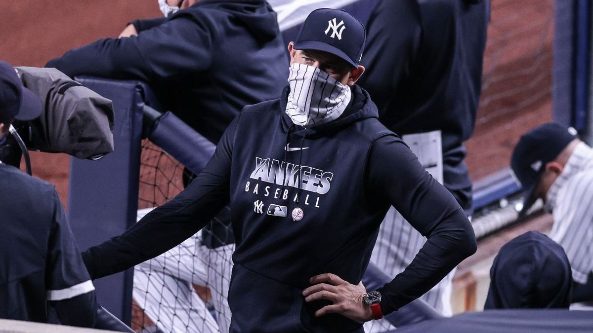 New York Yankees manager Aaron Boone