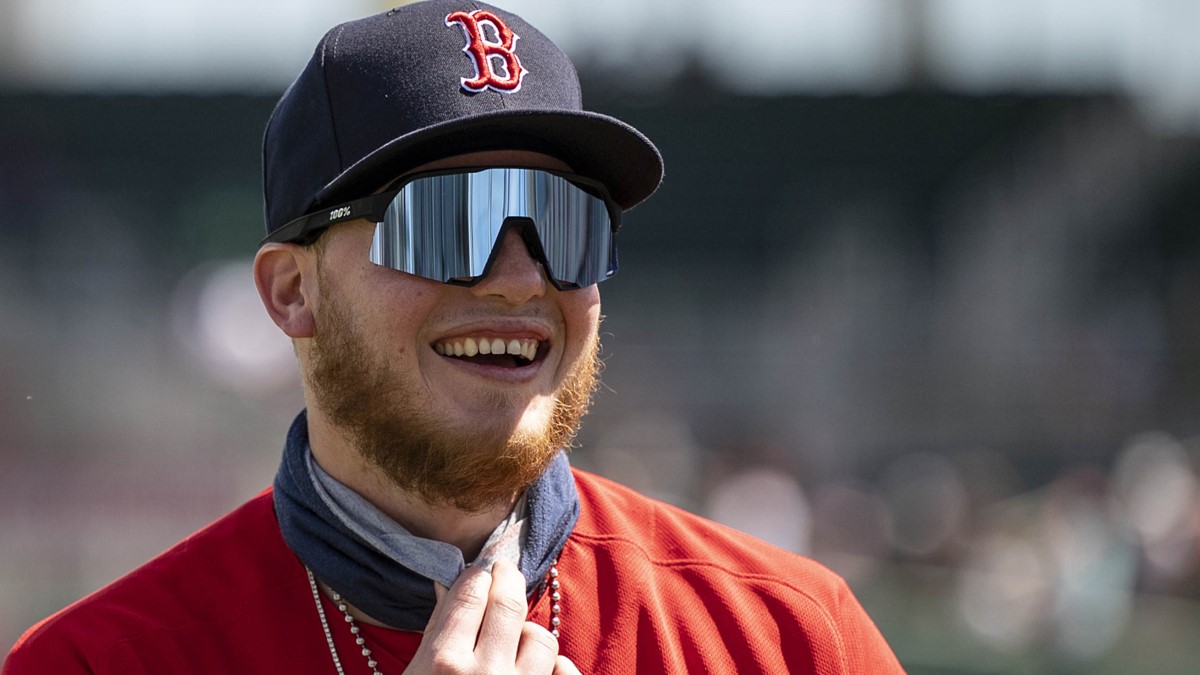 Boston Red Sox outfielder Alex Verdugo