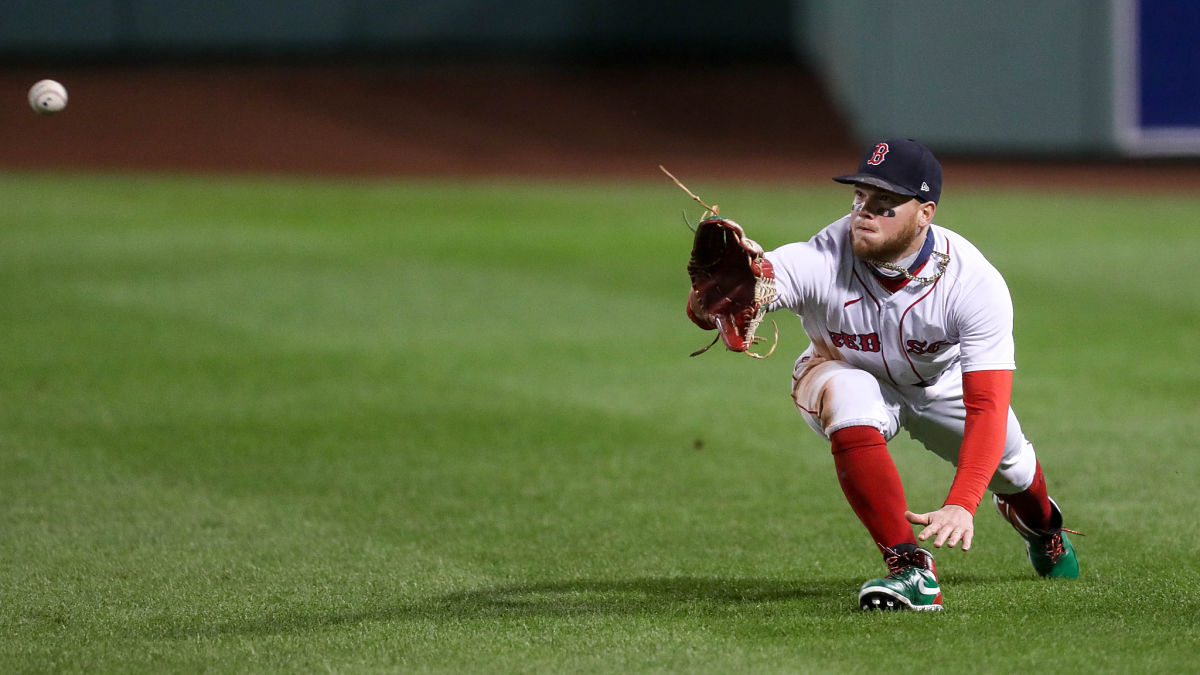 Boston Red Sox outfielder Alex Verdugo